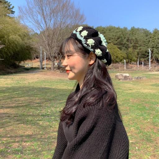 Lovely Vintage Beret 🖤검정🖤
