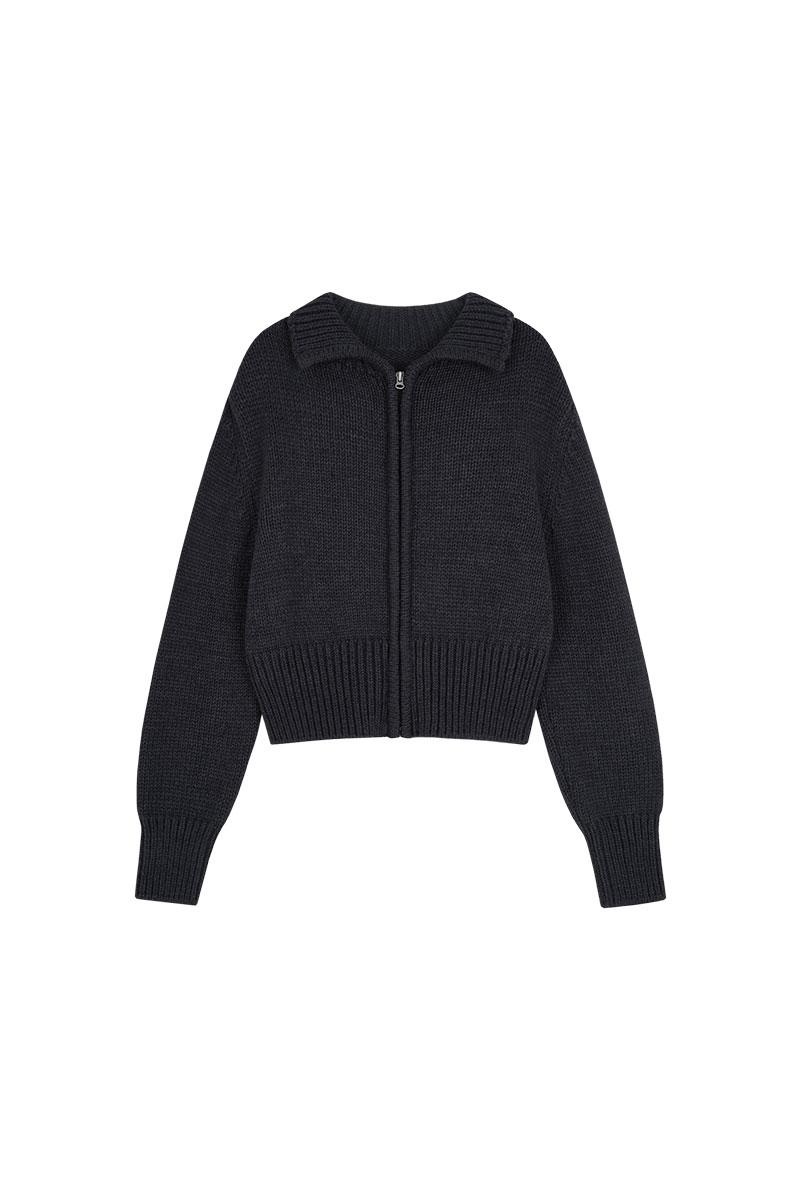 [2nd] Betty Knit Zip-up