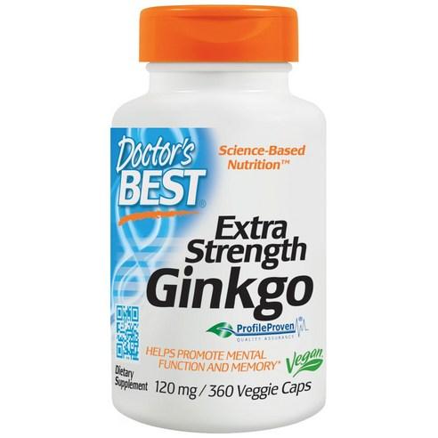 닥터스베스트 엑스트라 스트렝스 징코 120mg 베지 캡, 360정, 120mg, 1개 - 징코 | 쿠팡