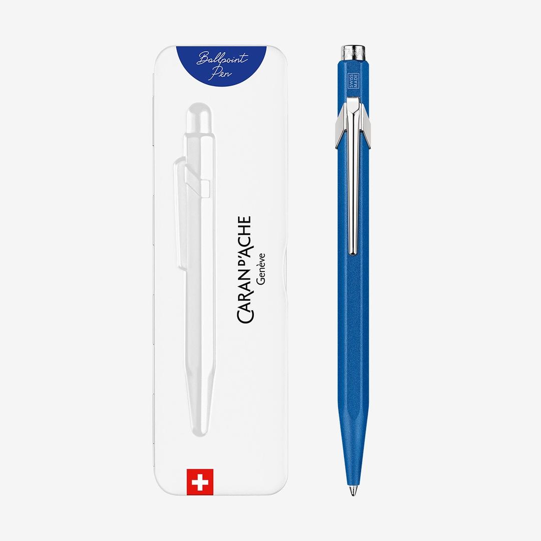 849 메탈볼펜 컬러매트엑스 블루