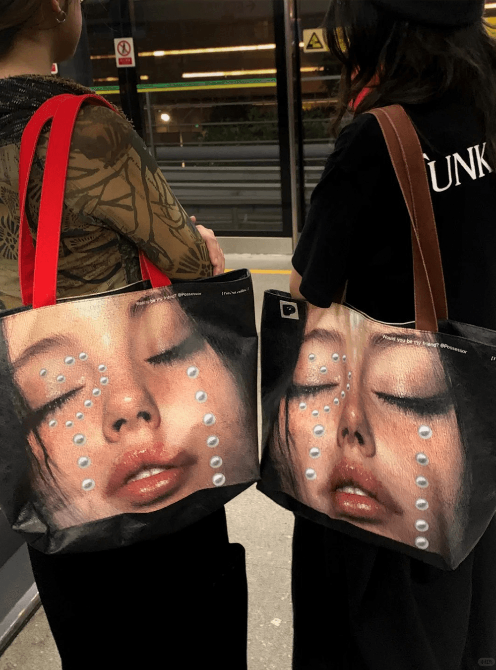 Pearl Tears Crybaby Oversized Tote Bag