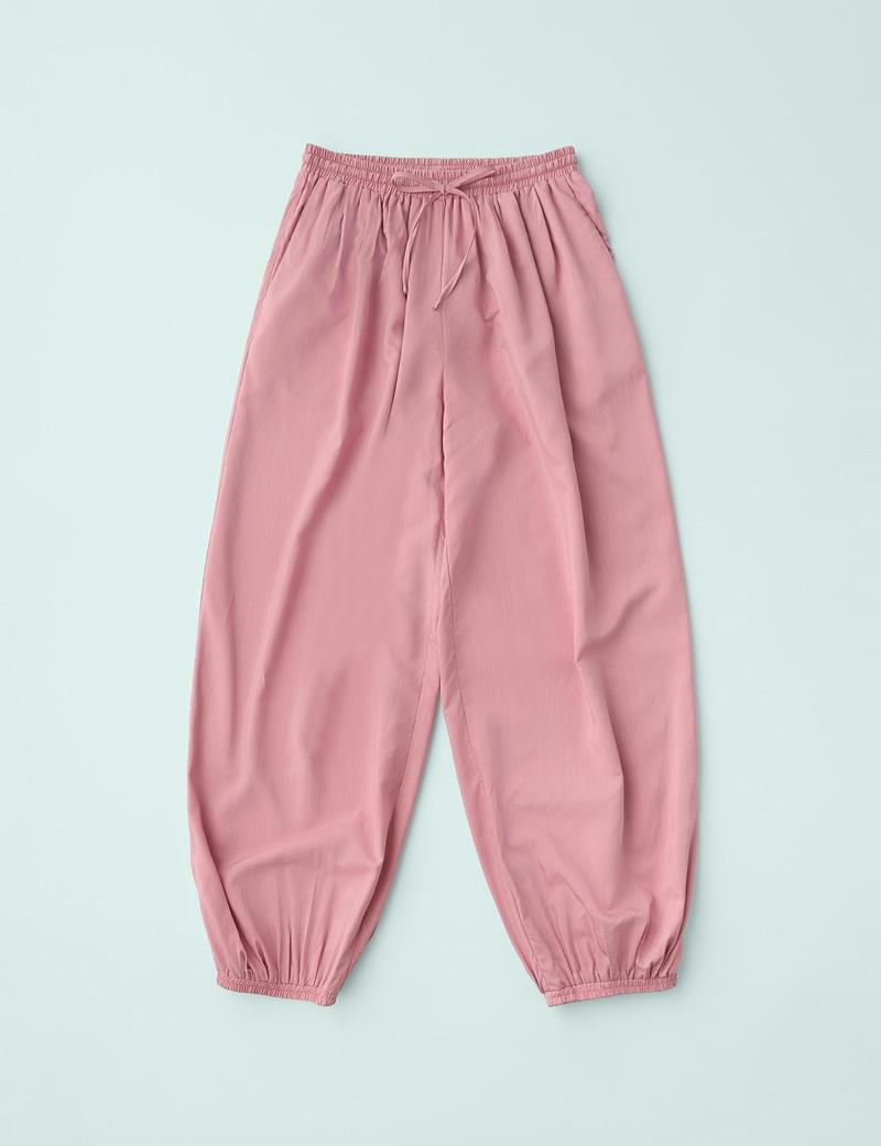 Lillian Shirring Pants (Pink)