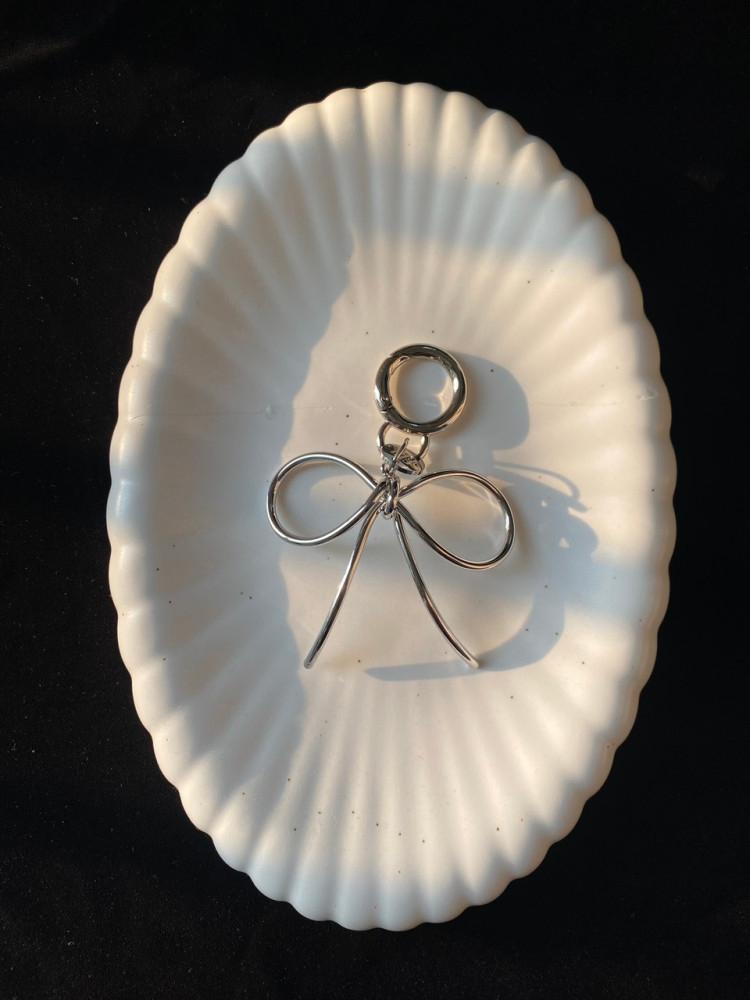 Shining ribbon keyring