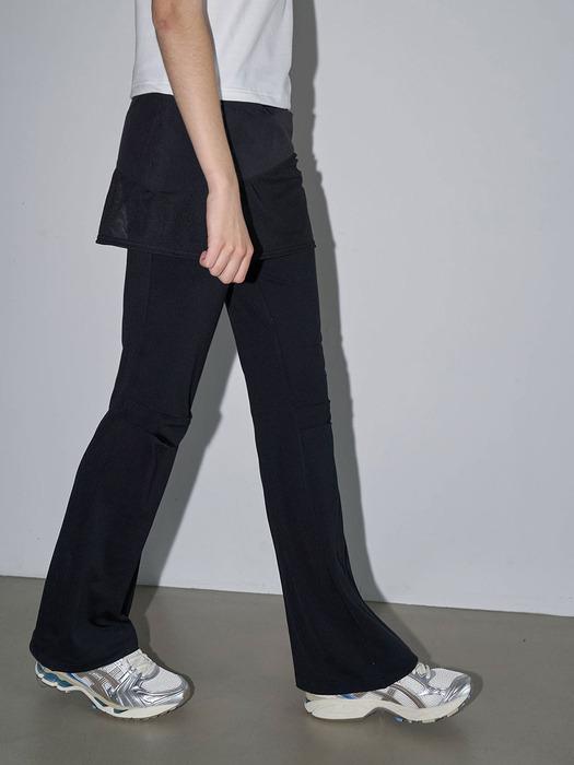 skirt layerd pants