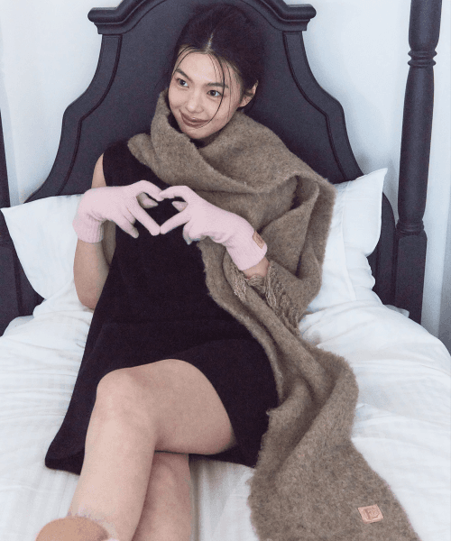 MIO BOHEMIAN WOOL MUFFLER - 미오 보헤미안 울 머플러 (8 Colors)