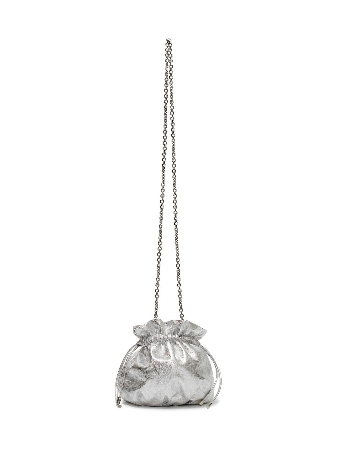 [HYETHE X COAGMENT] MERINGUE DROP CHAIN BAG_SILVER