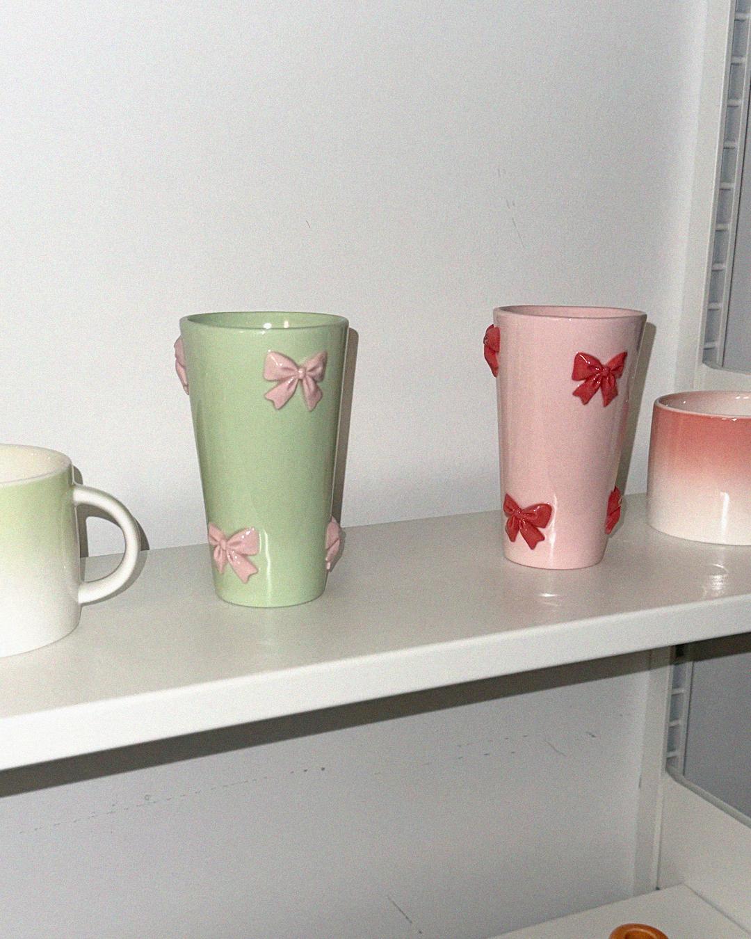 limited ribbon cup 2color