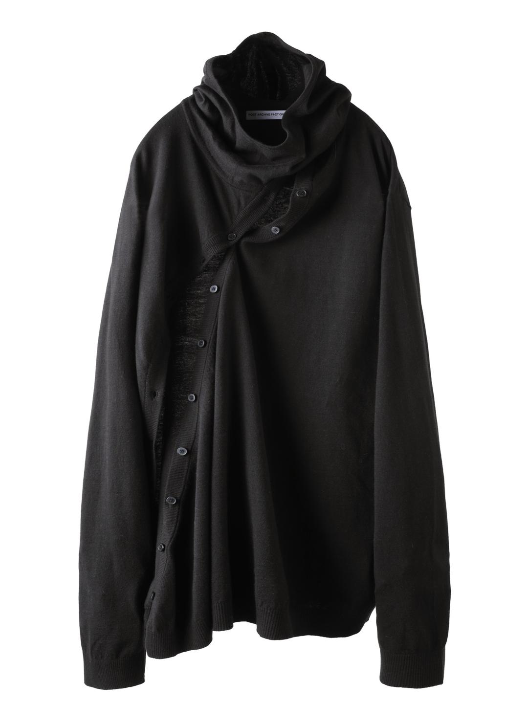 8.0 KNIT HOODIE CENTER (BLACK)