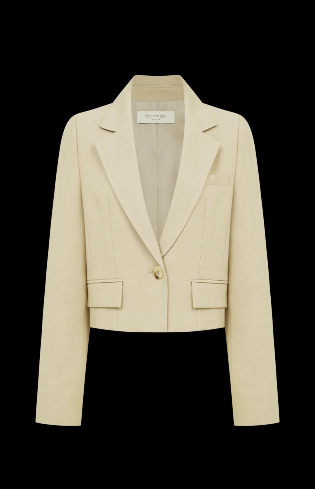 루아 크롭 자켓