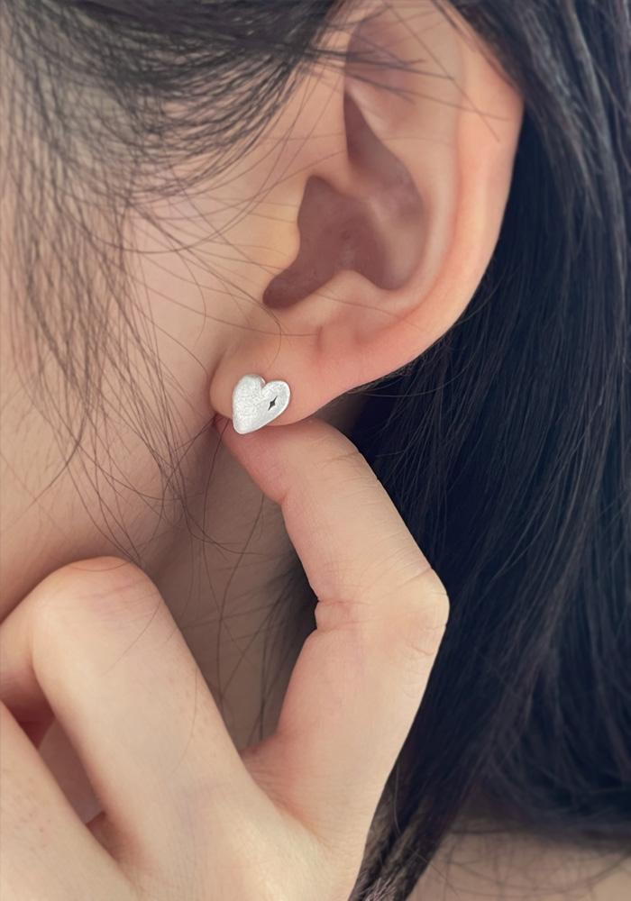 Sparkling heart Earrings