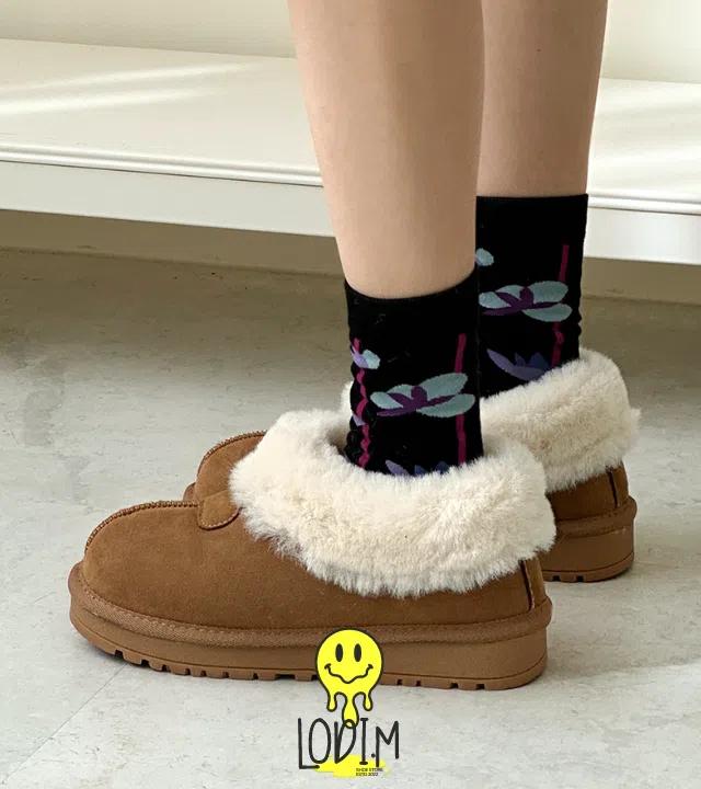 [당일발송]따듯한 퍼 겨울 털신발 모카신 울렌 ULLEN