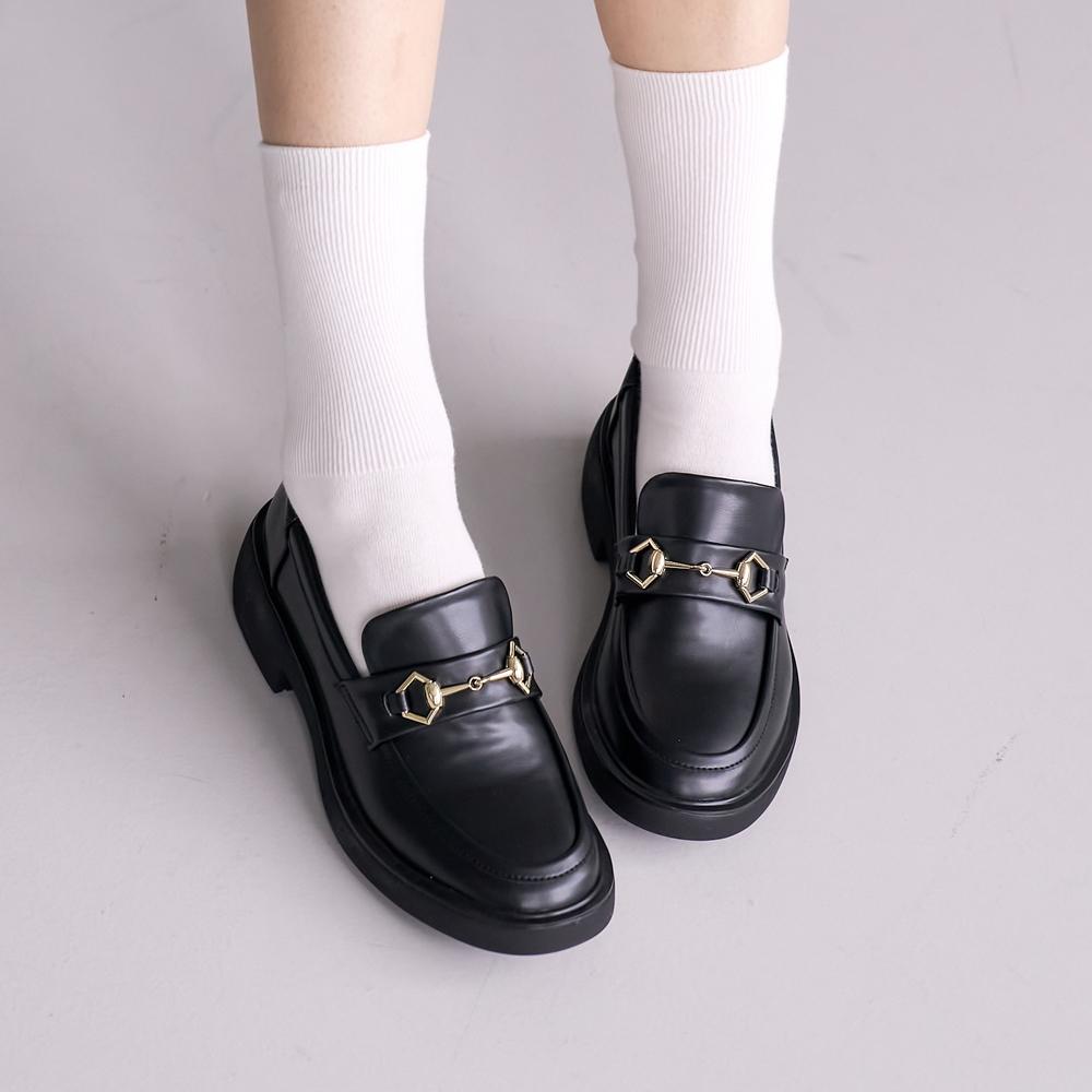 네츄럴플렉스 F21P510 엘리아 홀스빗 청키 로퍼 4CM [2COLOR]