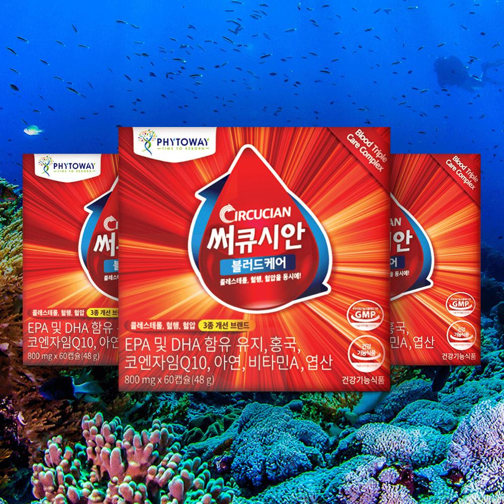 써큐시안 블러드케어 - 콜레스테롤+혈압+중성지방을 동시에! 10개월분