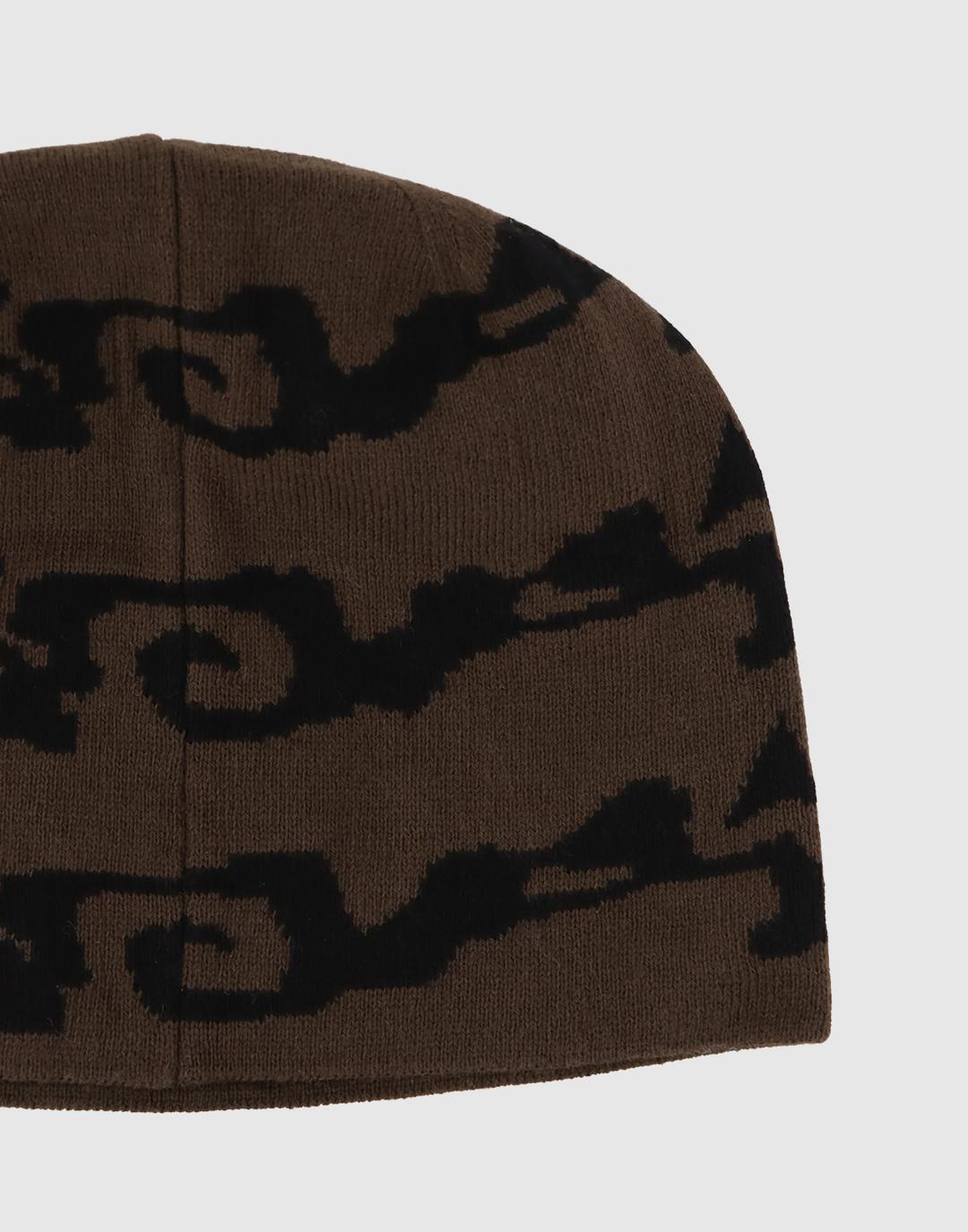 Vortex Beanie (Dark Brown)