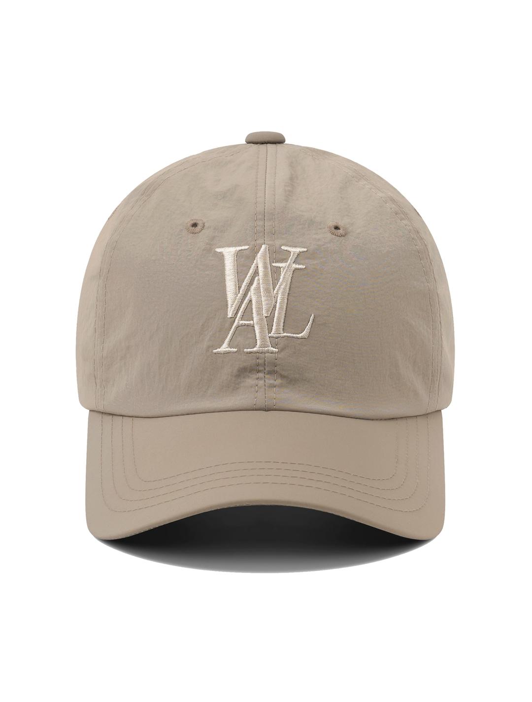 Signature Nylon Ball Cap - BEIGE