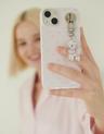 (Hard) Flower Milk Powder case - Soft pink