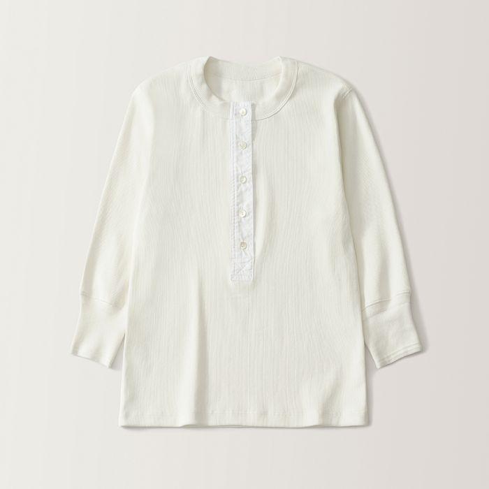 Vintage button t-shirt (White)