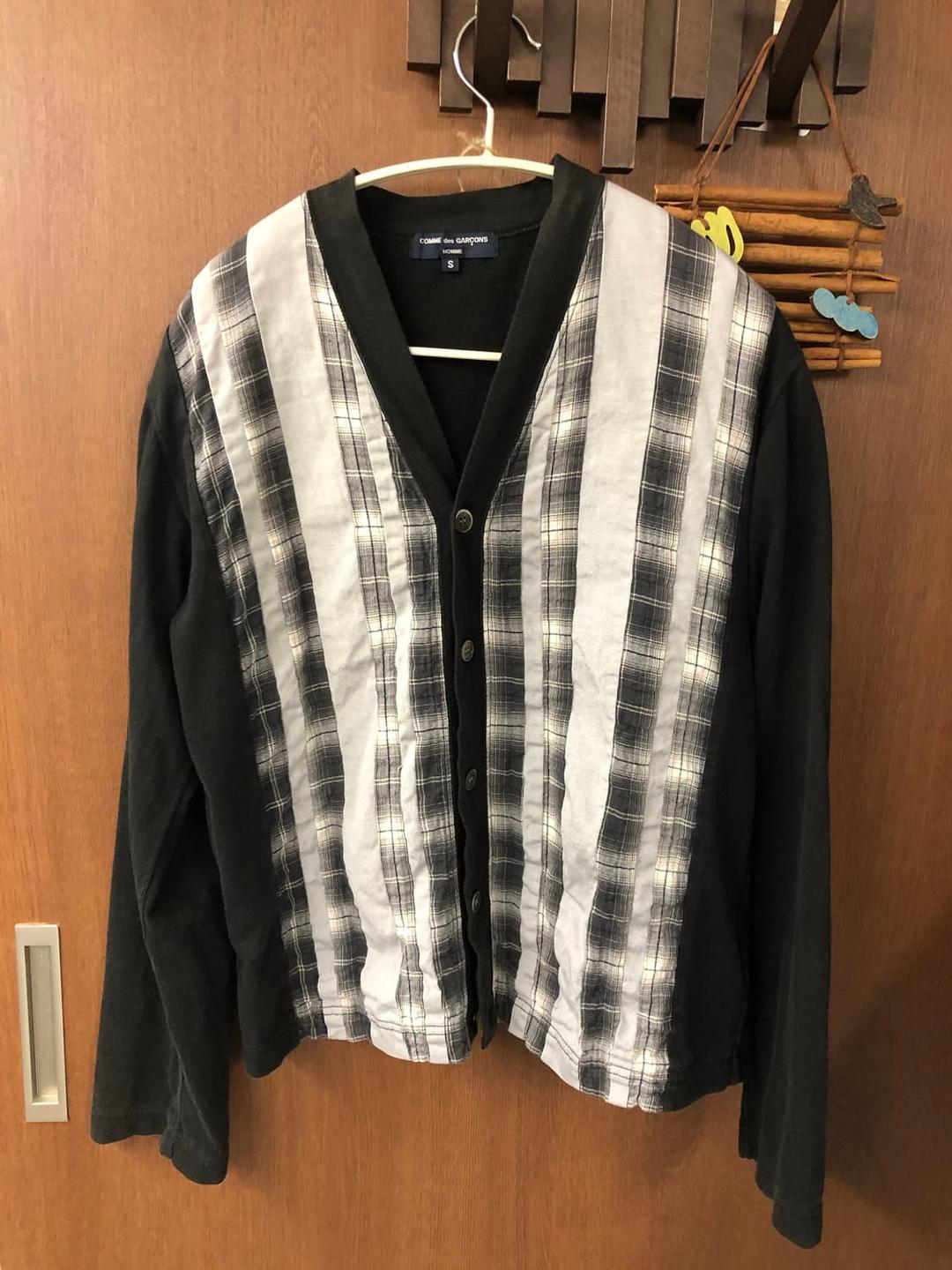 Comme des garcons homme 체크 가디건 s | 후루츠패밀리