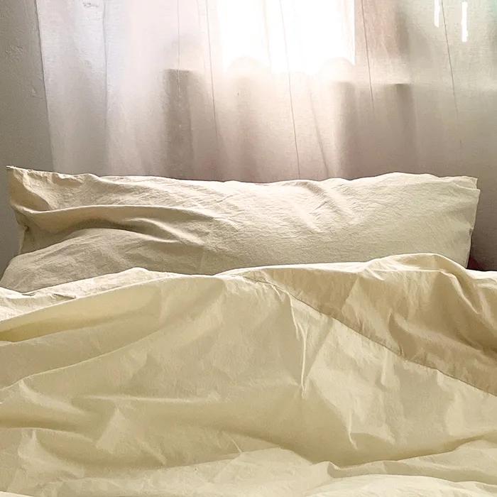 한지 누룩 베개커버