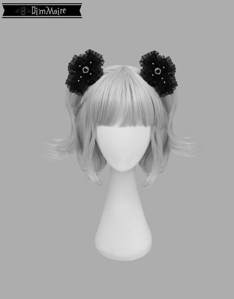 DimMoire【ディムモアール】十字の誓いヘアクリップ/White