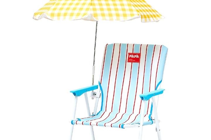 피크피크 파라솔 접이식의자 캠핑체어_스트라이프