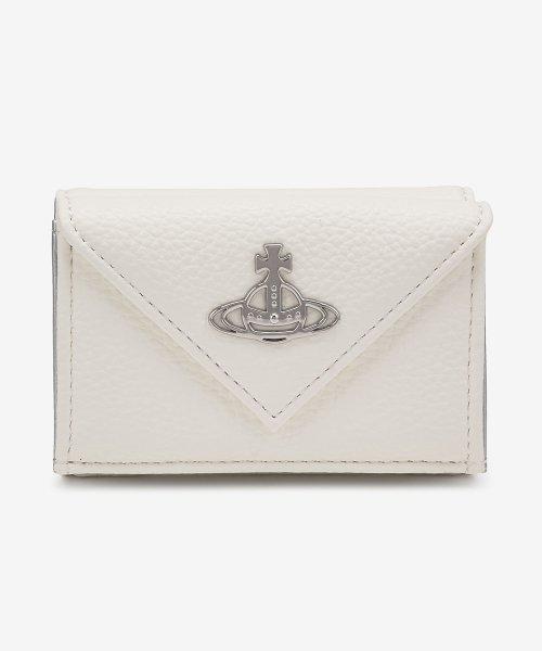 여성 엔벨로프 트리폴드 지갑 - 화이트 / 51150009S000DA401