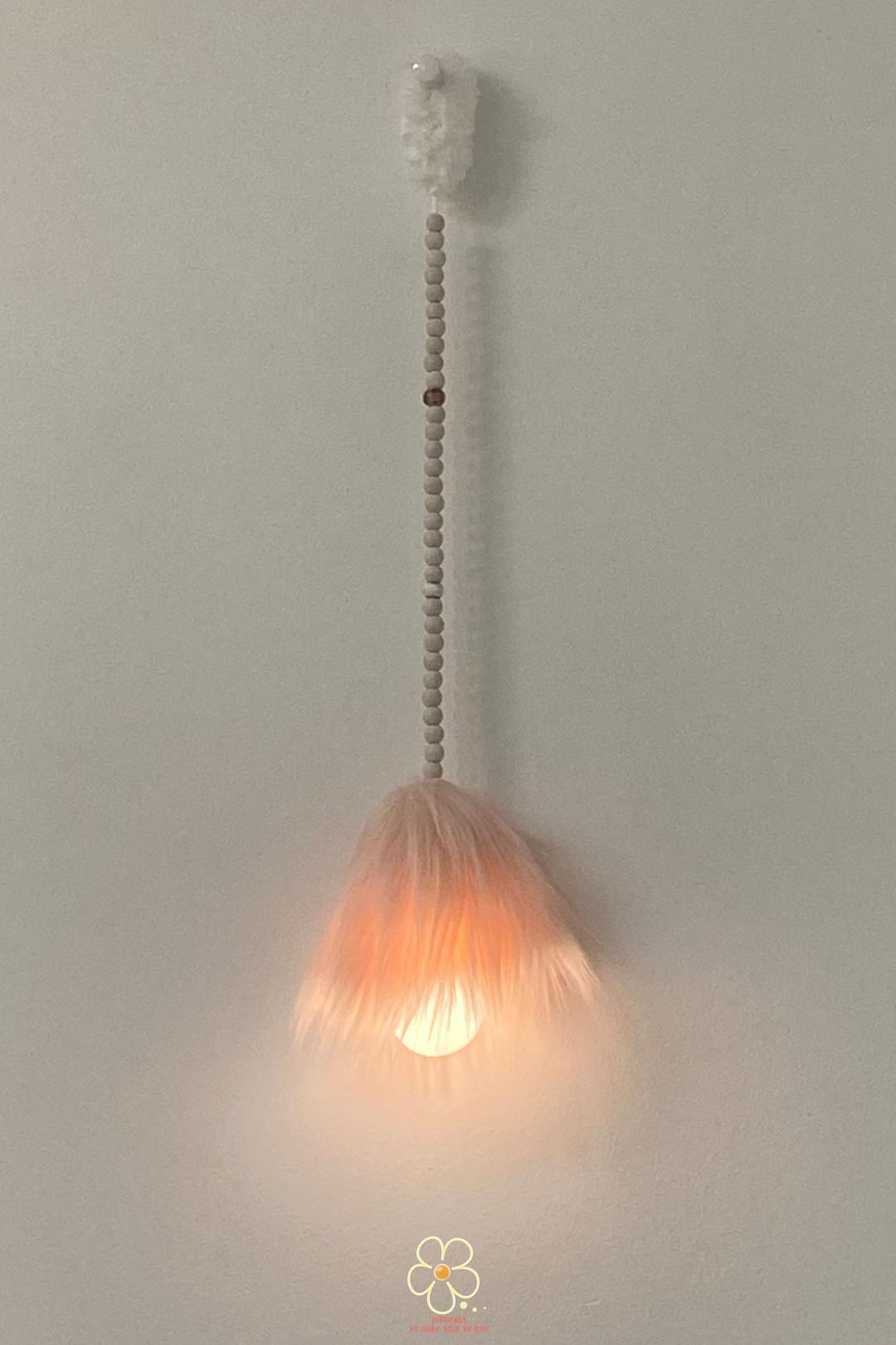 pink hairy light