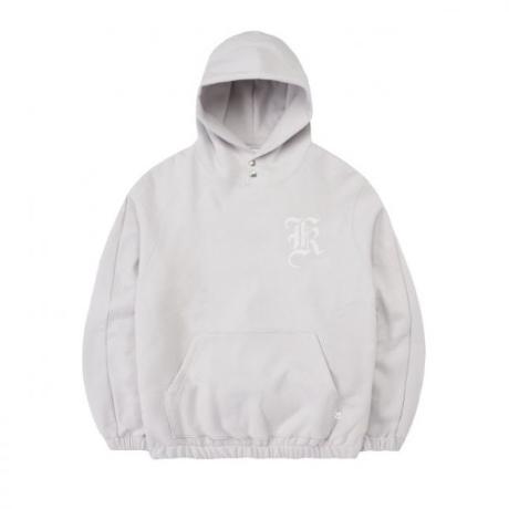 LORES Initial Hoodie - Grey