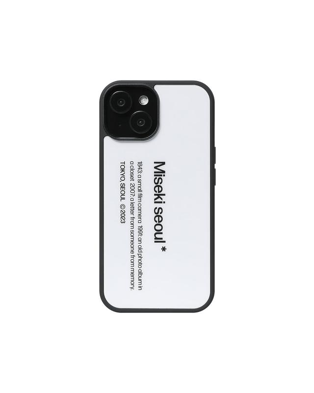 ★ MISEKI SEOUL★ Misekiseoul graphic case 02 CLEAR WHITE M 미세키서울(MISEKI SEOUL) Misekiseoul graphic case 02 CLEAR
