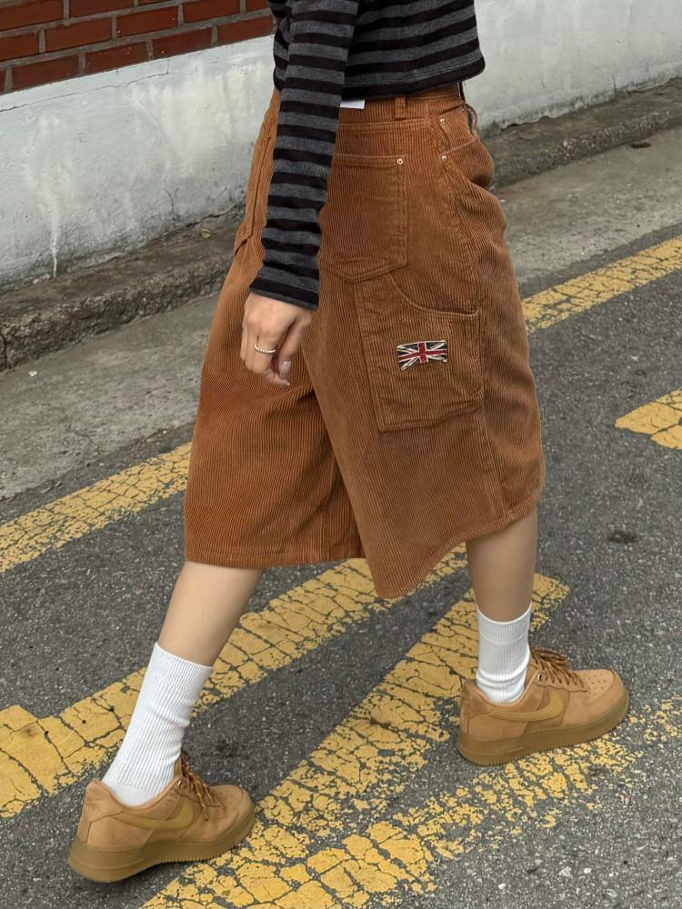 더스트 패치 카펜더 골덴 버뮤다 팬츠