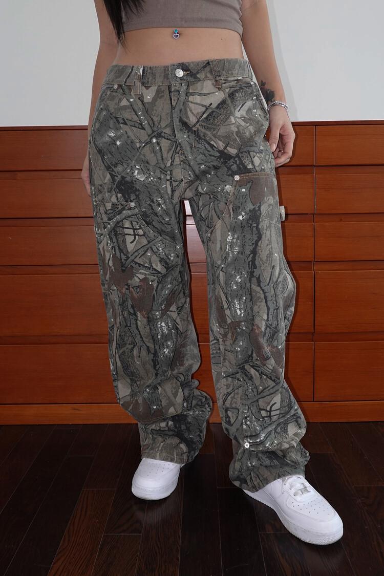 베이크먼데이 [3월중순출고] Tree camo Cotton pants