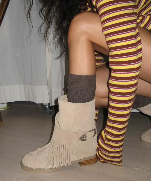 Billy 빌리 4way 프린지 부츠 - 폴더블 l 탈부착 l 3colors