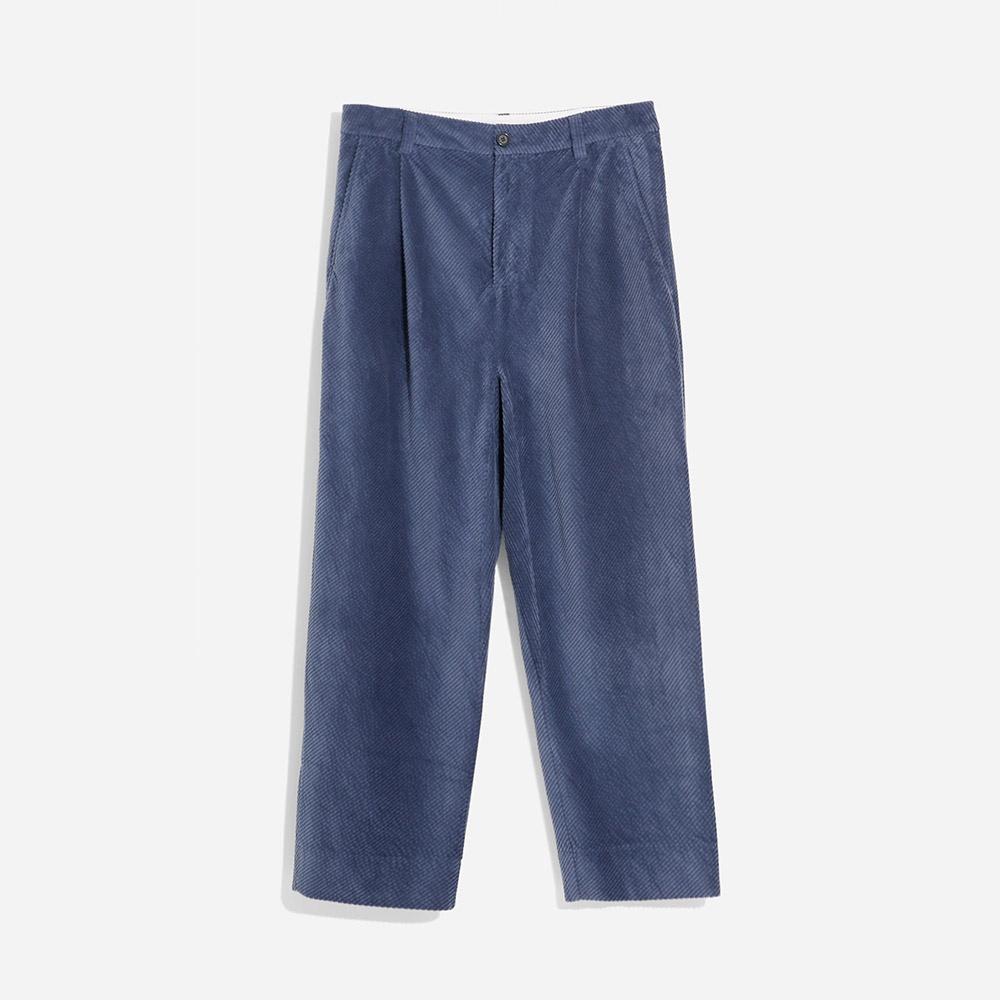 (22AW) CORDUROY BIAS PANTS (NAVY)