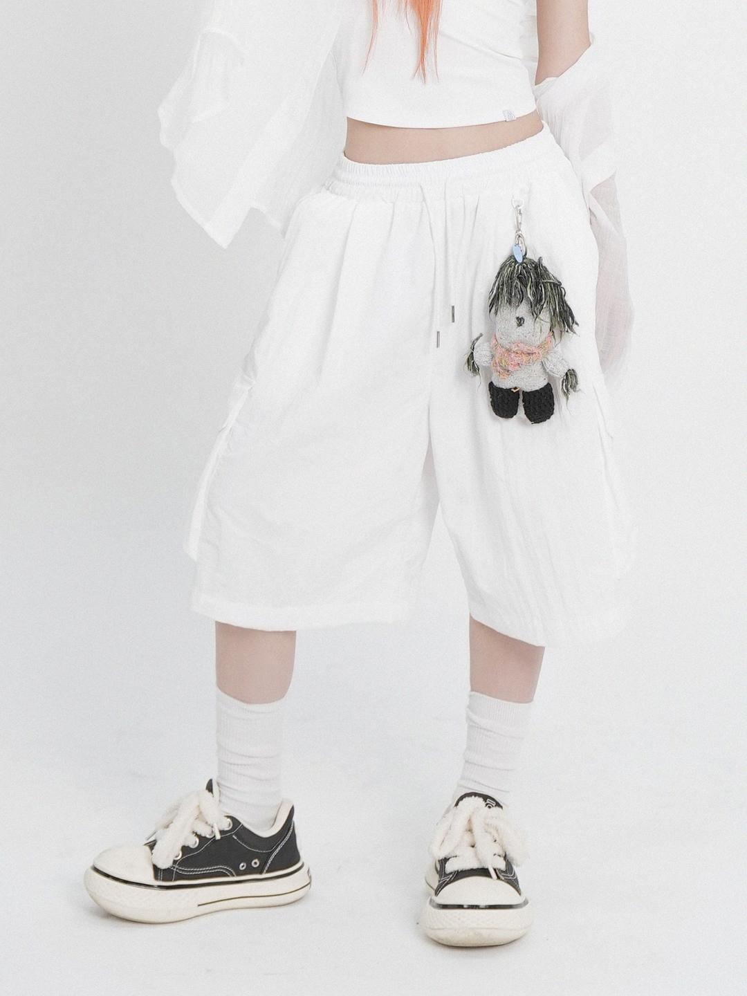 COOL COVER BERMUDA PANTS (WHITE)