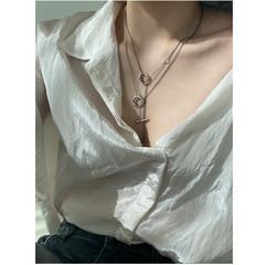 Hei _ Doorknob with mini pearl necklace _ 925 silver