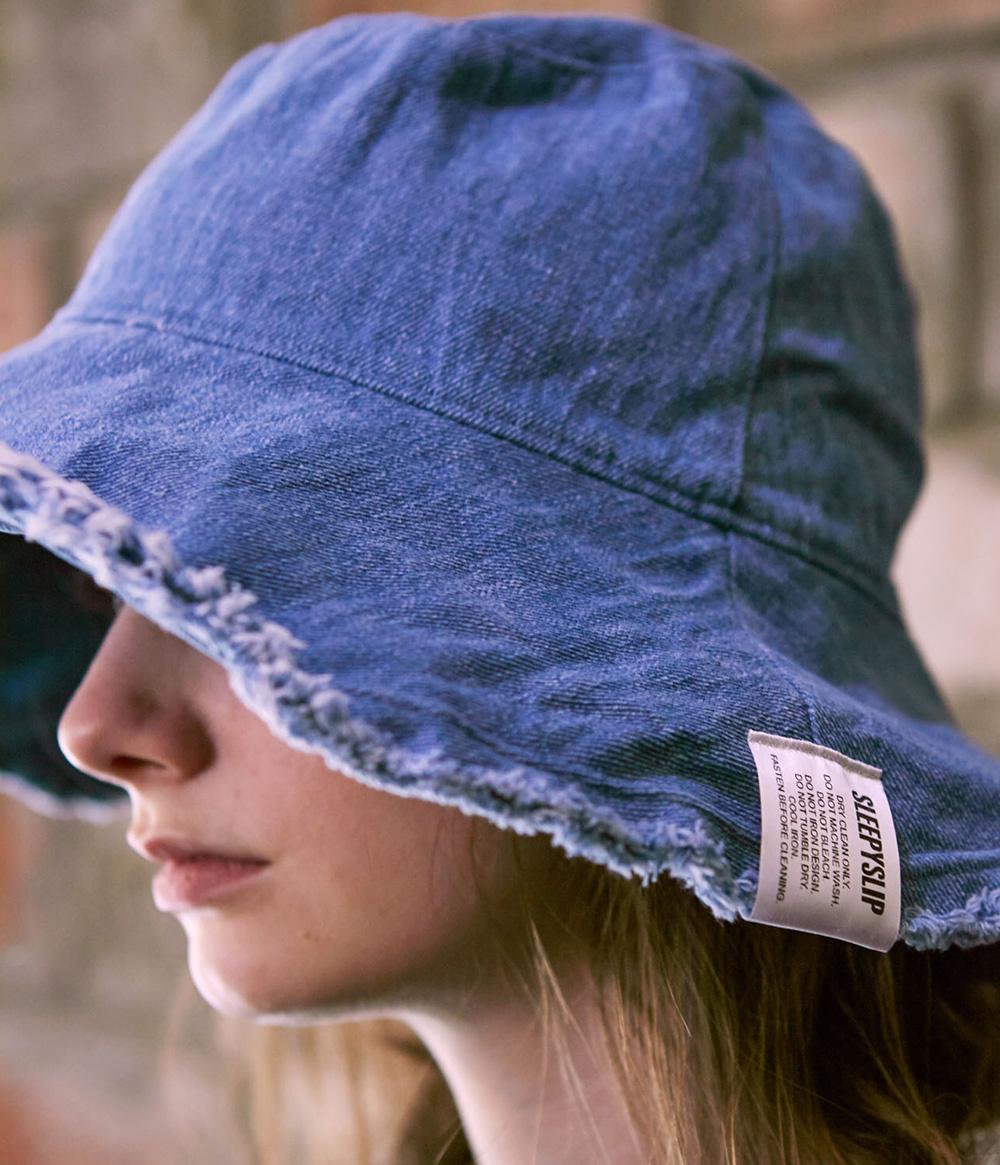 [unisex]REVERSIBLE DENIM BUCKET HAT