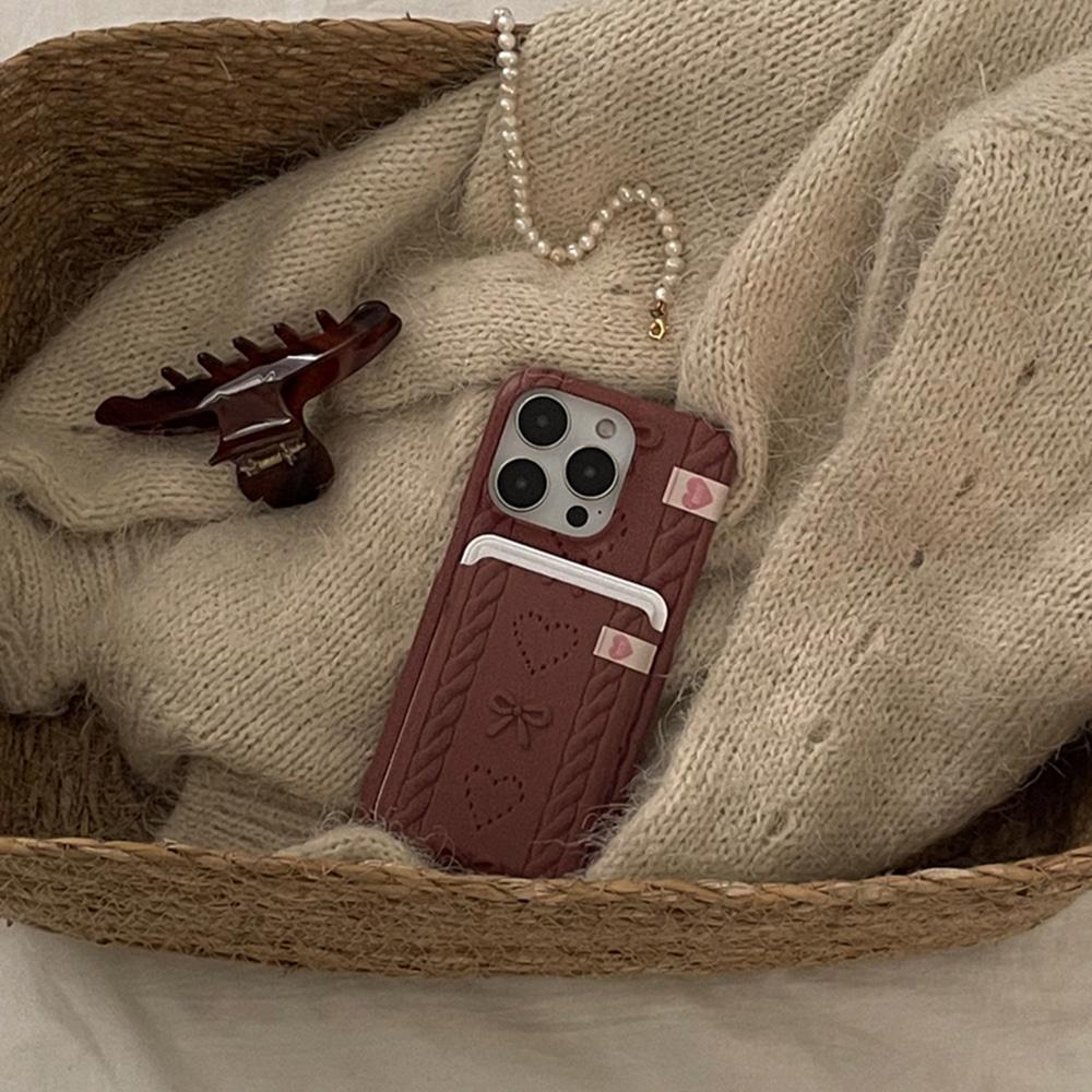 bow my heart 디자인 [맥세이프 카드슬롯]