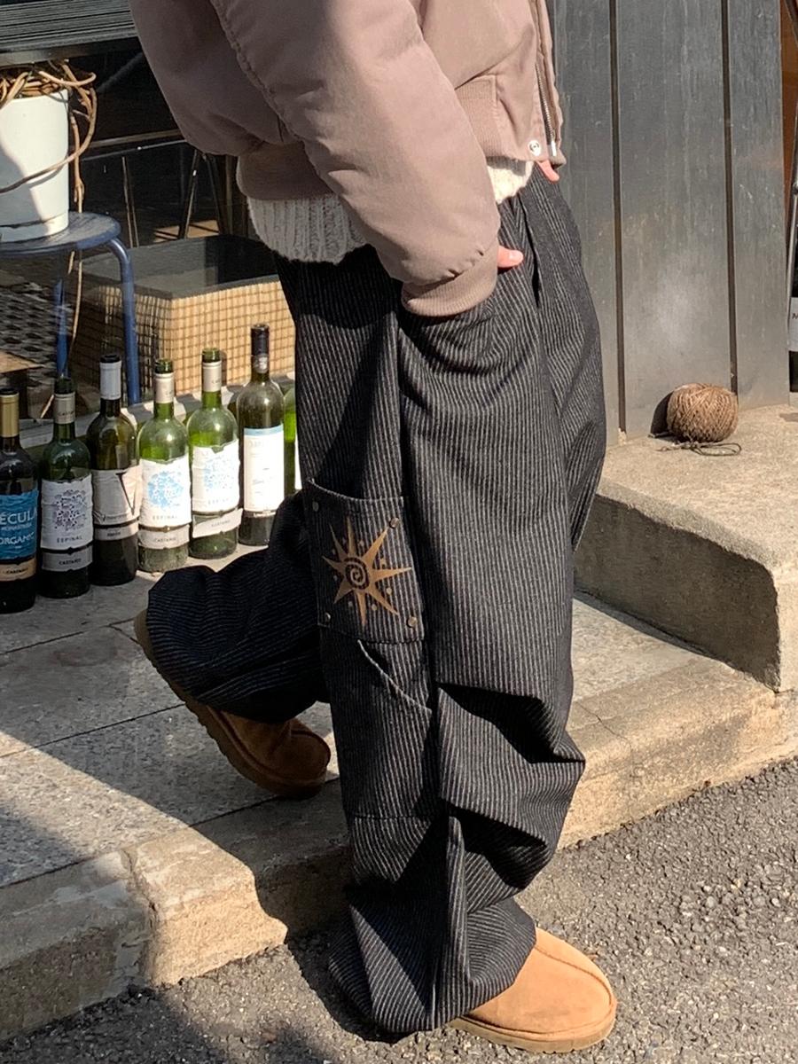 Sunflower Parachute Pants (2color)