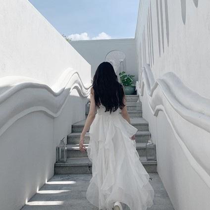 안젤라부티크 BEST!자체제작!당일발송⚡쉬폰 프릴 나시 롱 원피스 하늘하늘 여리여리 청순 여신 나들이 봄 여름 가을 여행 바캉스 룩