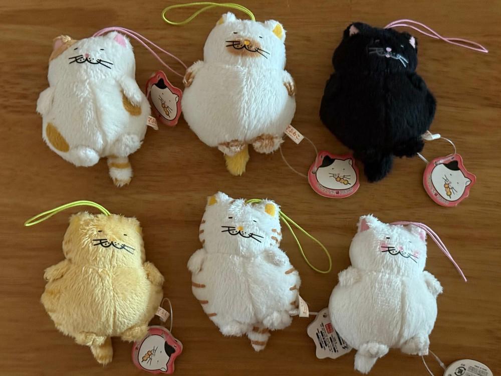 뚱냥이 복실 인형 키링