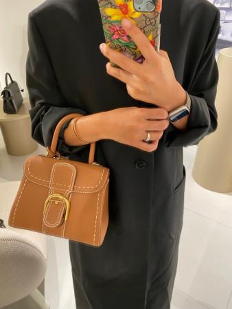 델보 브리앙 미니 탑핸들 토트백 Vegetal Ivory AA0406ADW0ADNDO