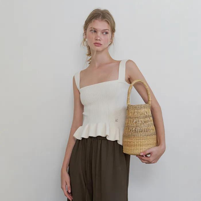 FLORE KNIT SLEEVELESS (IVORY)