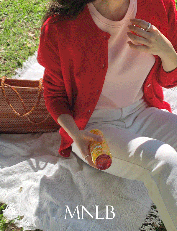 미니뽕 [단독] 🌱[1천장돌파/컬러추가/니트가디건][MNLB] 테이트 소프트 비스코스 베이직 라운드넥 니트 가디건