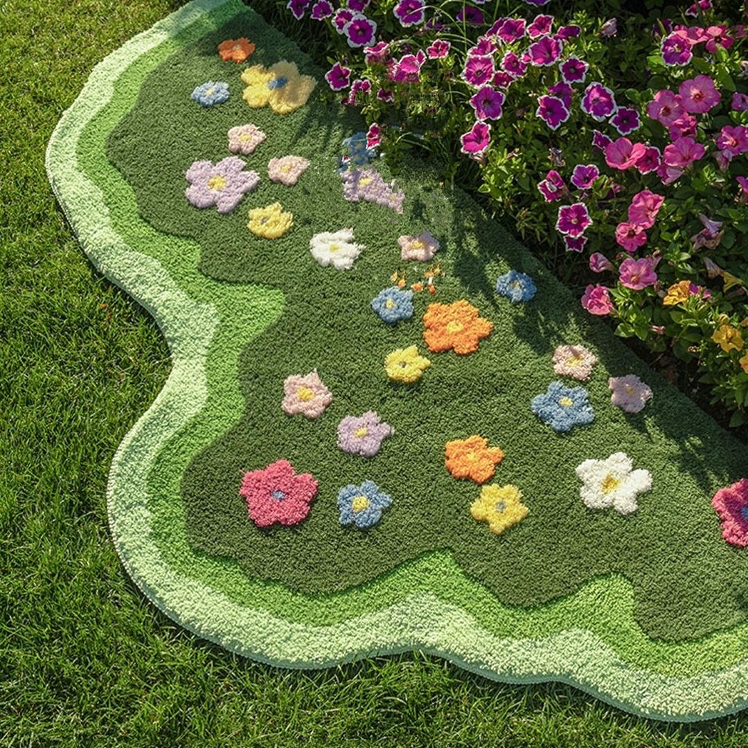 Flower Kitsch Rug 가든 플라워 키치 러그
