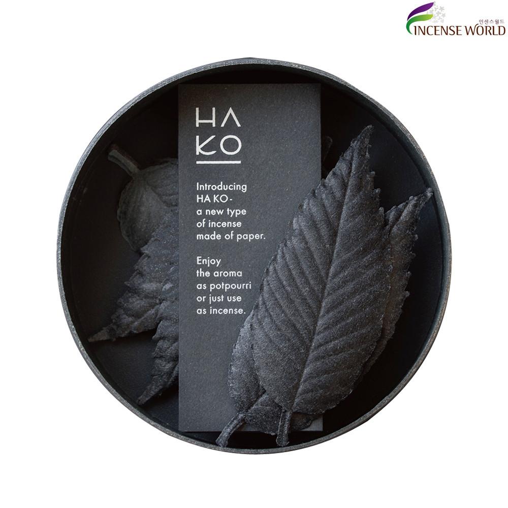 하코 스페셜 블랙 집중 6장 세트 인센스 페이퍼 레몬그라스 정향 HAKO