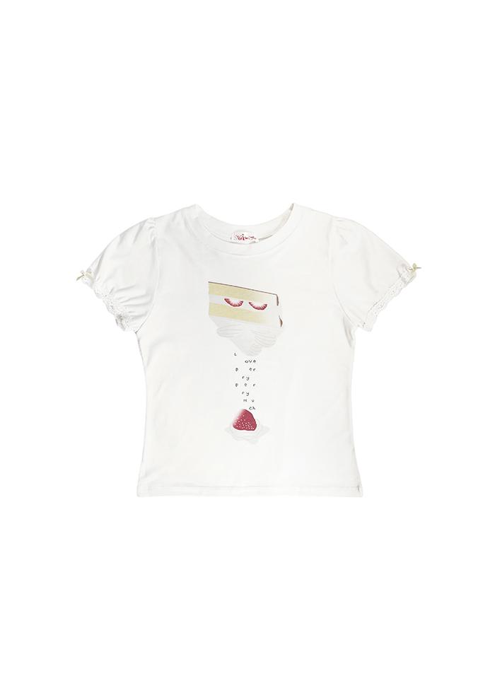 SWEET LACE PRINTED CAKE TOP