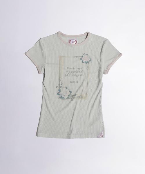 Rose Ringer Tee Ice