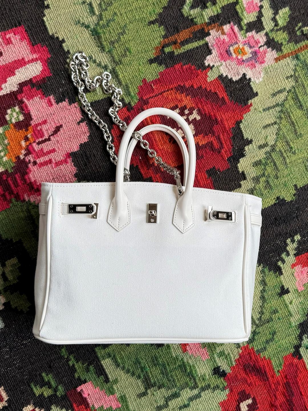 JANE 25 CANVAS BAG —  WHITE (LIMITED)