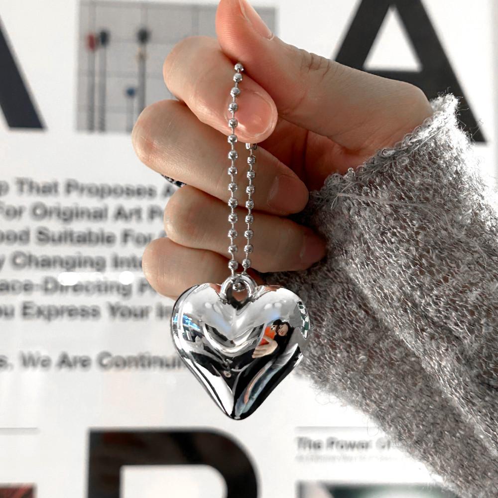 실버 하트 스덴 키링 에어팟 버즈 가방 차키 키링