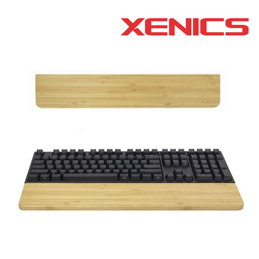 제닉스 대나무 손목 받침대 키보드 팜레스트 보호대 풀배열 베이지